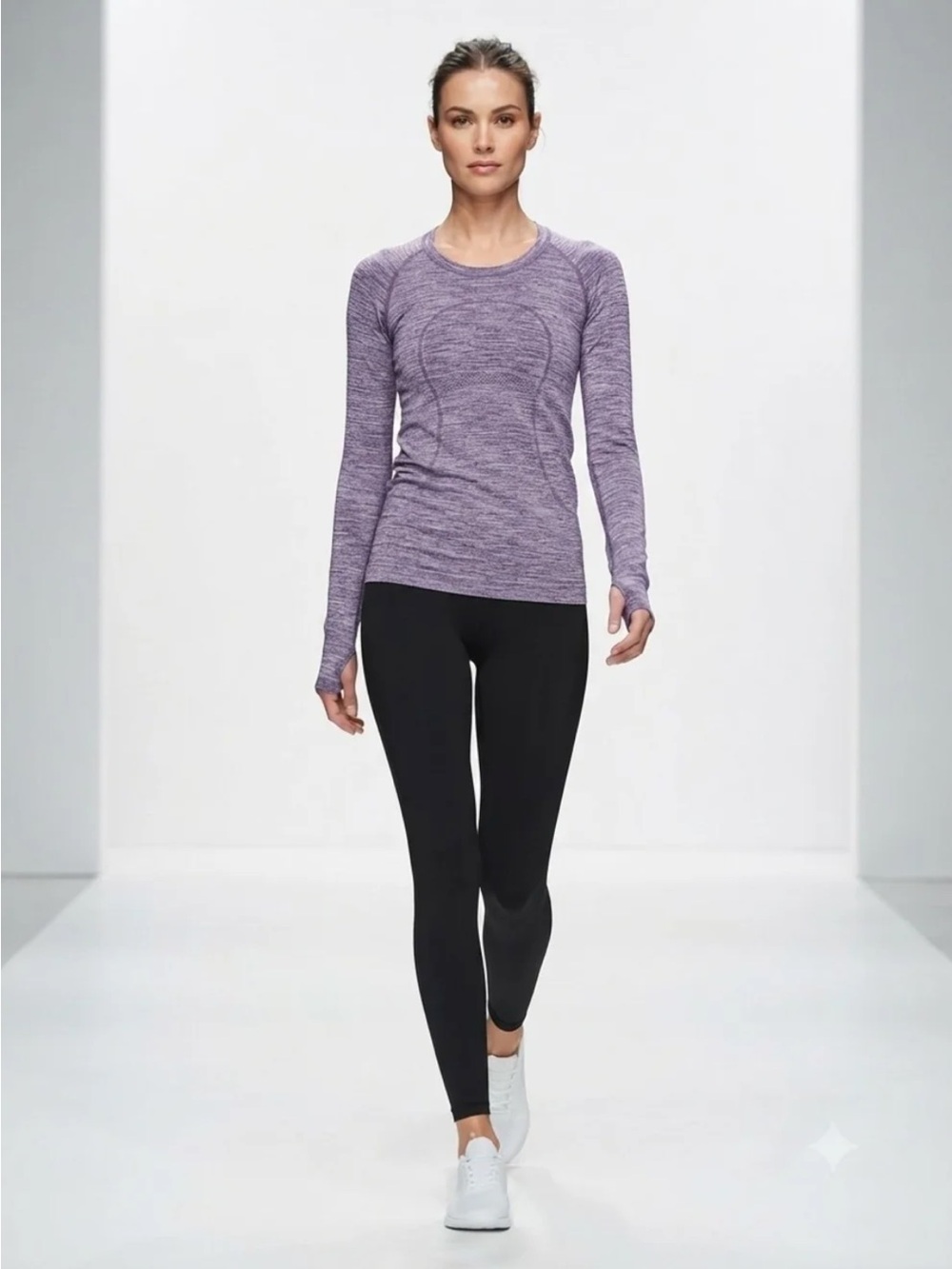 Lululemon Swiftly Tech Long Sleeve Shirt Purple Heathered